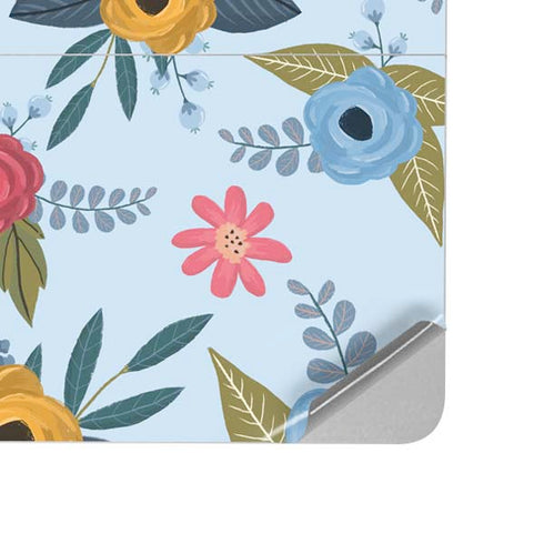 Blue Fall Flowers Surface Laptop Studio Skin